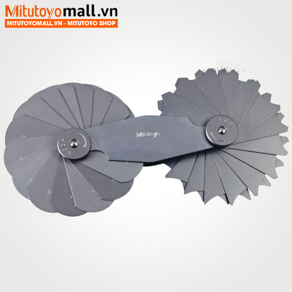 Dưỡng đo bán kính 15.5-25mm Mitutoyo 186-107 (30 lá) Radius Gages Chính Hãng phân phối COCQ Dưỡng đo bán kính 15.5-25mm Mitutoyo 186-107 (30 lá) Radius Gages Chính Hãng phân phối COCQ