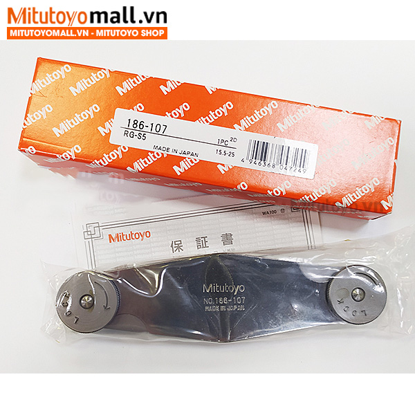 Dưỡng đo bán kính 15.5-25mm Mitutoyo 186-107 (30 lá) Radius Gages Chính Hãng phân phối COCQ Dưỡng đo bán kính 15.5-25mm Mitutoyo 186-107 (30 lá) Radius Gages Chính Hãng phân phối COCQ