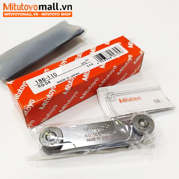 Dưỡng Đo Bán Kính 18 Lá Mitutoyo 186-110 (0.4 - 6mm) Chính Hãng phân phối COCQ Dưỡng Đo Bán Kính 18 Lá Mitutoyo 186-110 (0.4 - 6mm) Chính Hãng phân phối COCQ