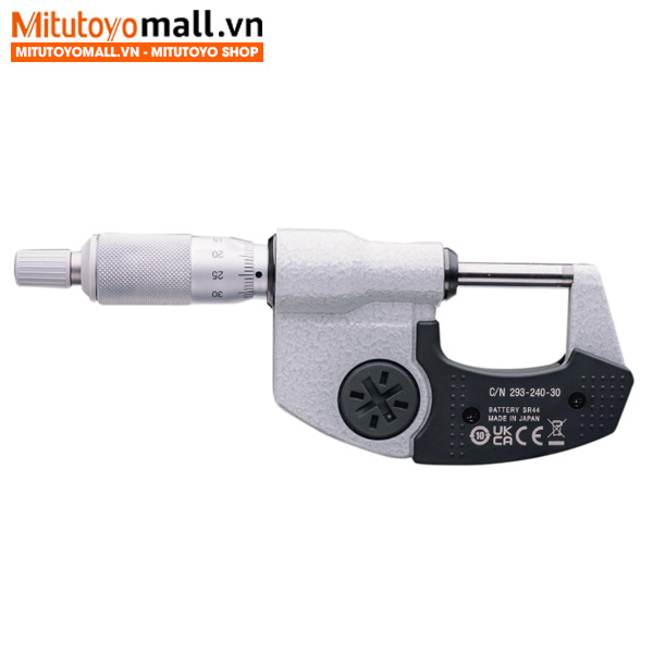 Panme đo ngoài điện tử chống bụi/nước 0-25mm 293-240-30 Mitutoyo Chính hãng phân phối COCQ Panme đo ngoài điện tử chống bụi/nước 0-25mm 293-240-30 Mitutoyo Chính hãng phân phối COCQ