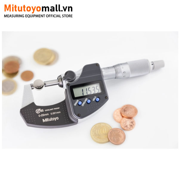 Panme đo ngoài điện tử 50-75mm/2-3" Mitutoyo 293-342-30 Digital Micrometer IP65 Inch/Metric Chính Hãng phân phối COCQ Panme đo ngoài điện tử 50-75mm/2-3" Mitutoyo 293-342-30 Digital Micrometer IP65 Inch/Metric Chính Hãng phân phối COCQ