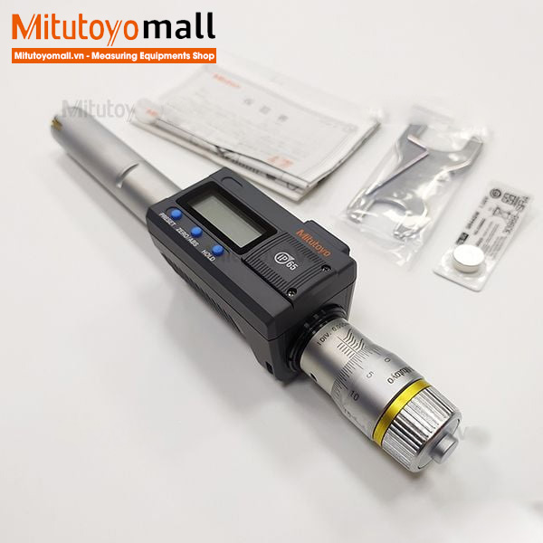 Panme đo lỗ ba chấu điện tử Mitutoyo 468-166 ( 20-25mm x 0,001mm ) Digimatic Holtest Chính hãng phân phối COCQ Panme đo lỗ ba chấu điện tử Mitutoyo 468-166 ( 20-25mm x 0,001mm ) Digimatic Holtest Chính hãng phân phối COCQ