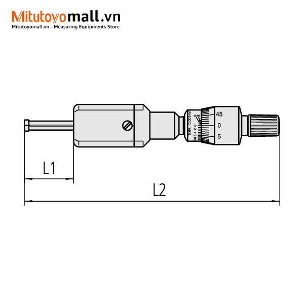 Panme đo lỗ cơ khí hai chấu 0.2-0.24in 368-025 Mitutoyo Holtest Internal Micrometers Chính hãng phân phối COCQ Panme đo lỗ cơ khí hai chấu 0.2-0.24in 368-025 Mitutoyo Holtest Internal Micrometers Chính hãng phân phối COCQ