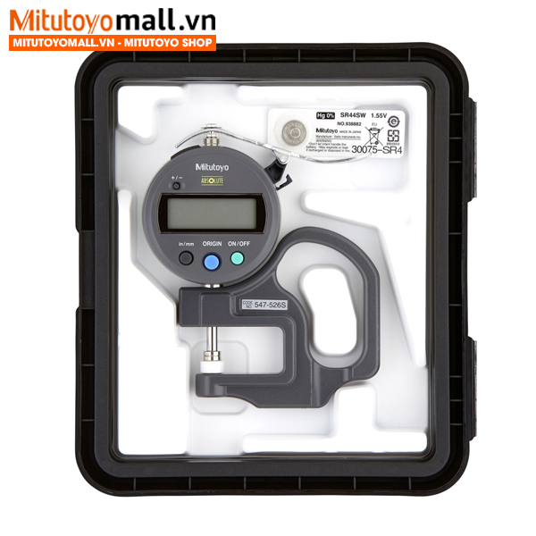 Đồng Hồ Đo Độ Dày Điện Tử Mitutoyo 547-526S (0-12mm/0.0001") Chính Hãng – ABS Digital Thickness Gauge ID-S Series Đồng Hồ Đo Độ Dày Điện Tử Mitutoyo 547-526S (0-12mm/0.0001") Chính Hãng – ABS Digital Thickness Gauge ID-S Series