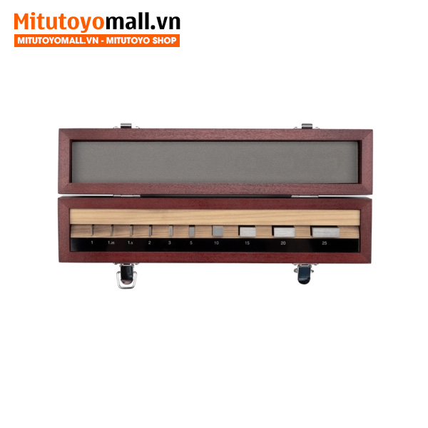 Bộ căn mẫu 10 miếng (1-25mm) Mitutoyo 516-103-10 Gauge Block Set, Metric, Ins. Cert., ISO chính hãng phân phối COCQ Bộ căn mẫu 10 miếng (1-25mm) Mitutoyo 516-103-10 Gauge Block Set, Metric, Ins. Cert., ISO chính hãng phân phối COCQ